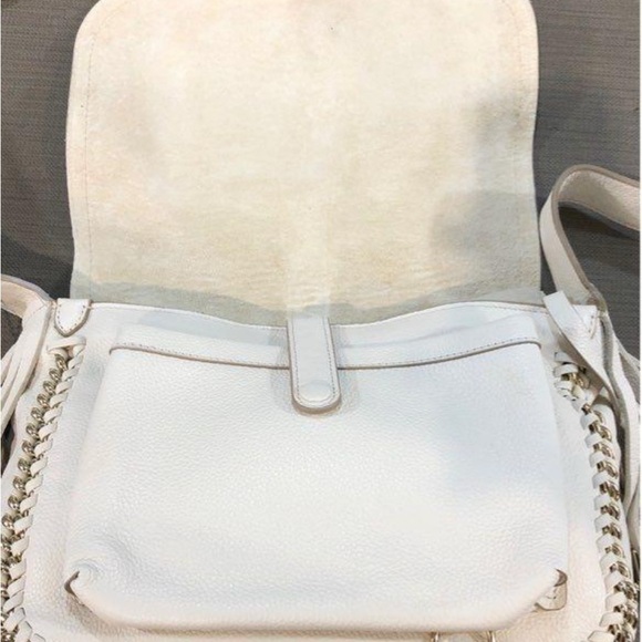 Coach Dakotah 34397 Cream Leather Shoulder Bag - Picture 8 of 16